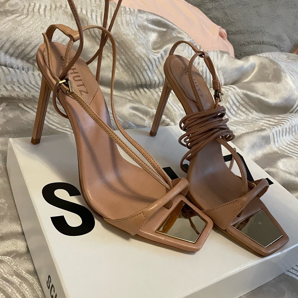 Schutz Sandal Heels - Picture 5 of 8